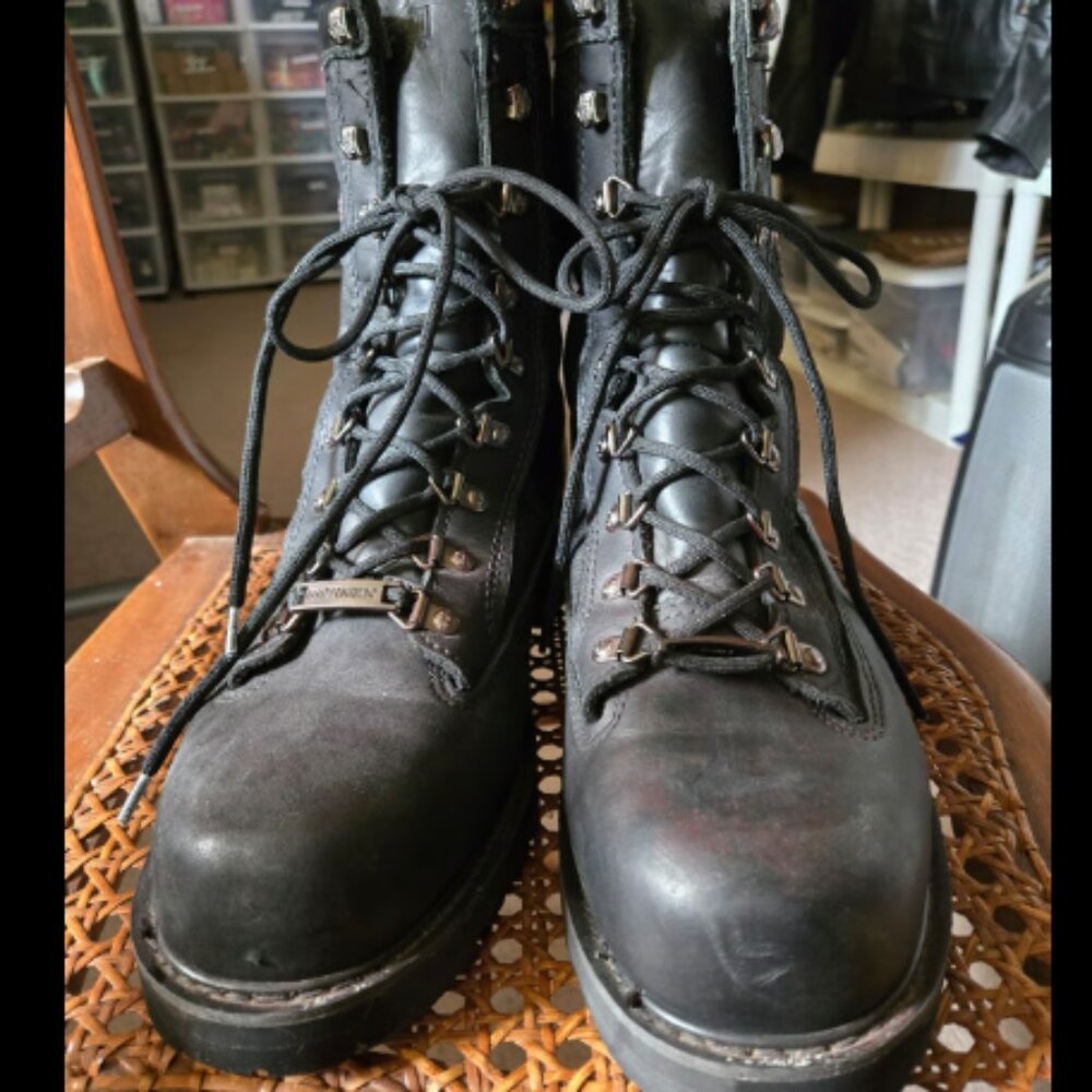 Harley Davidson Inspired Moto Boots